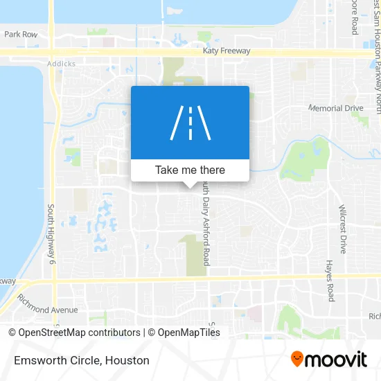 Emsworth Circle map
