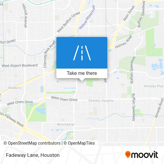 Fadeway Lane map