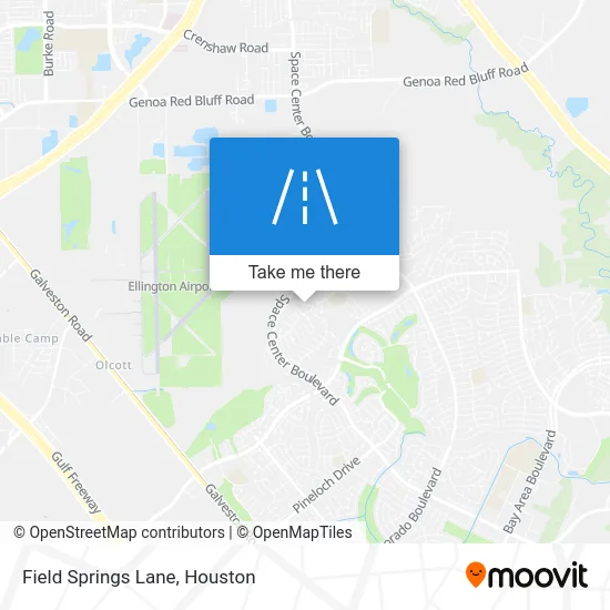 Field Springs Lane map