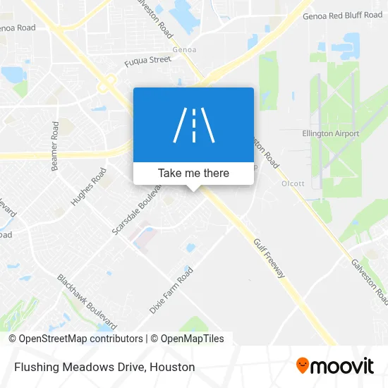 Flushing Meadows Drive map