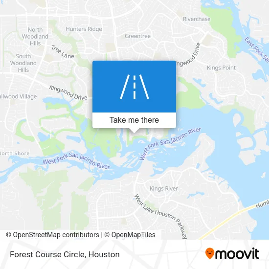 Forest Course Circle map