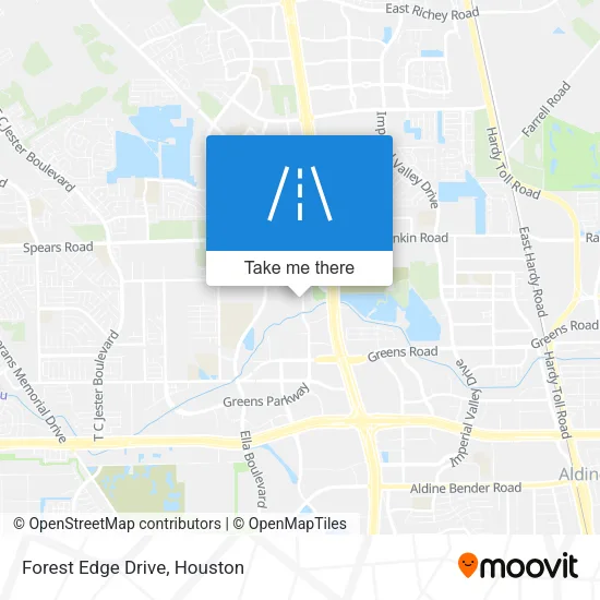 Forest Edge Drive map