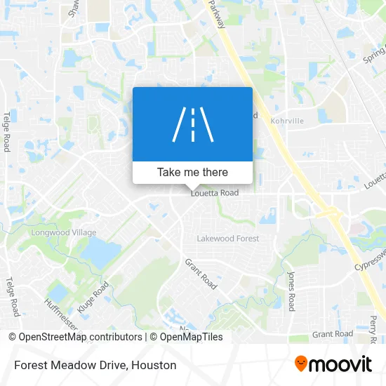 Forest Meadow Drive map