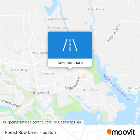 Forest Row Drive map