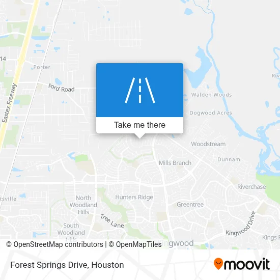 Forest Springs Drive map