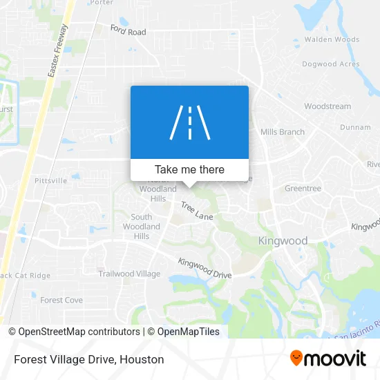 Forest Village Drive map