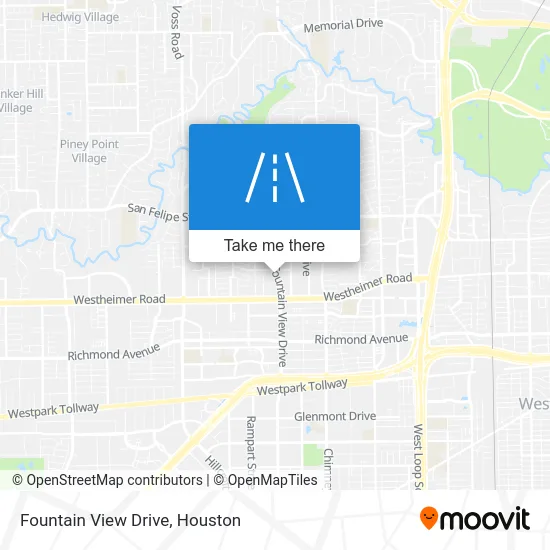 Fountain View Drive map