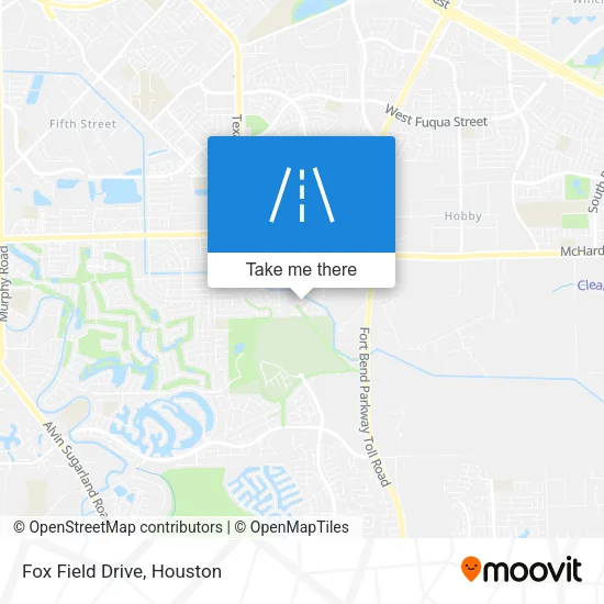 Fox Field Drive map