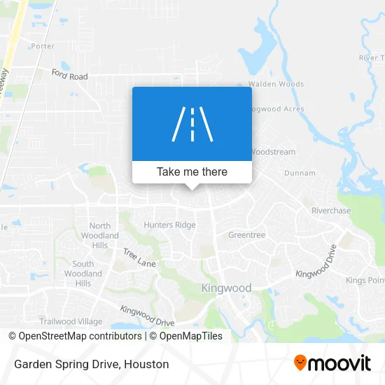 Garden Spring Drive map