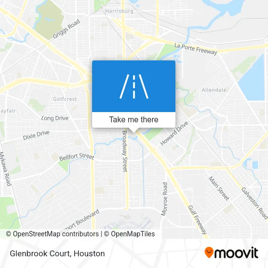 Glenbrook Court map