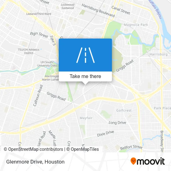 Mapa de Glenmore Drive
