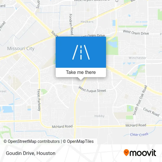 Goudin Drive map