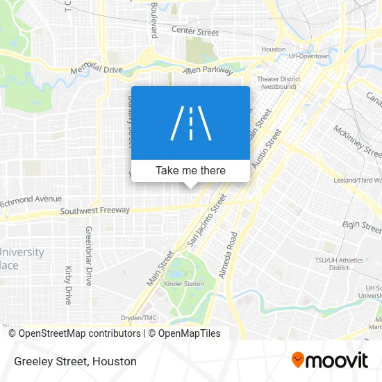 Greeley Street map