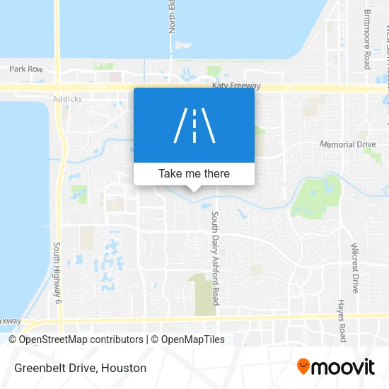 Greenbelt Drive map