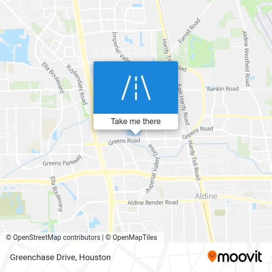 Greenchase Drive map