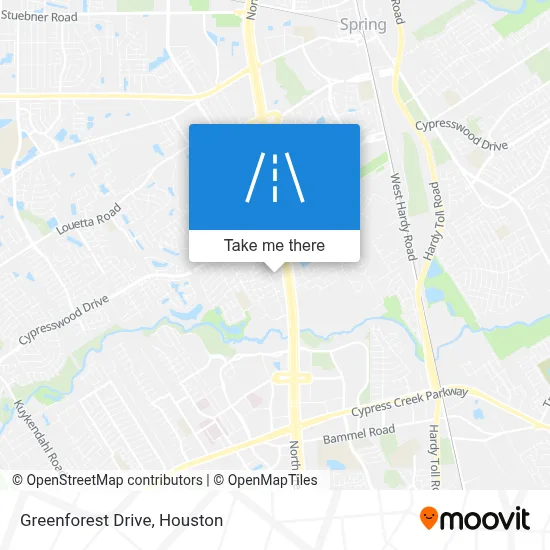 Greenforest Drive map