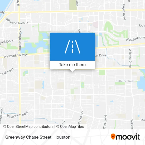 Greenway Chase Street map