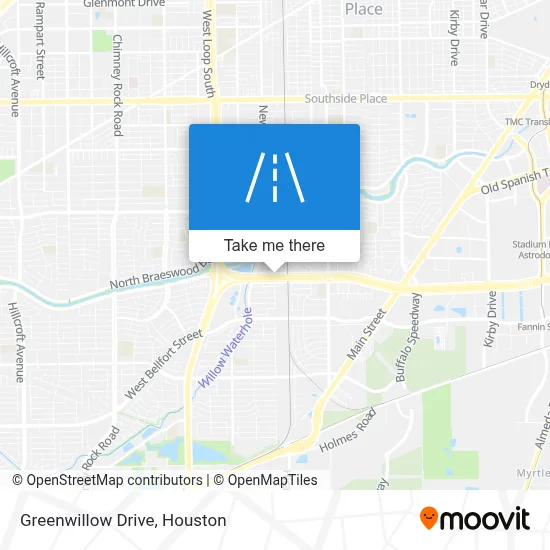 Greenwillow Drive map