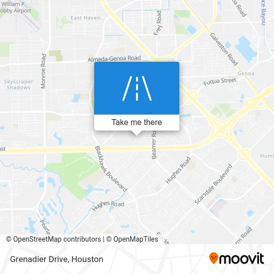 Grenadier Drive map