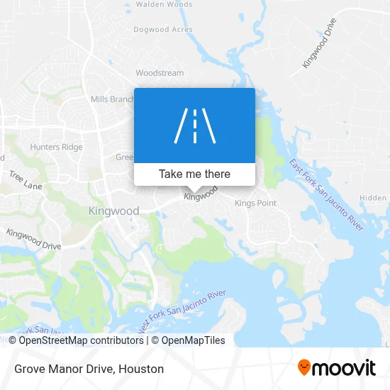 Grove Manor Drive map
