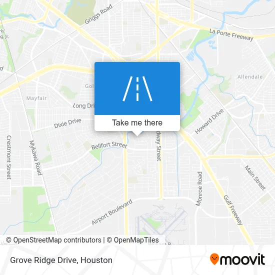 Grove Ridge Drive map
