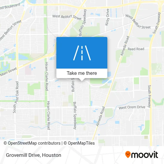 Grovemill Drive map