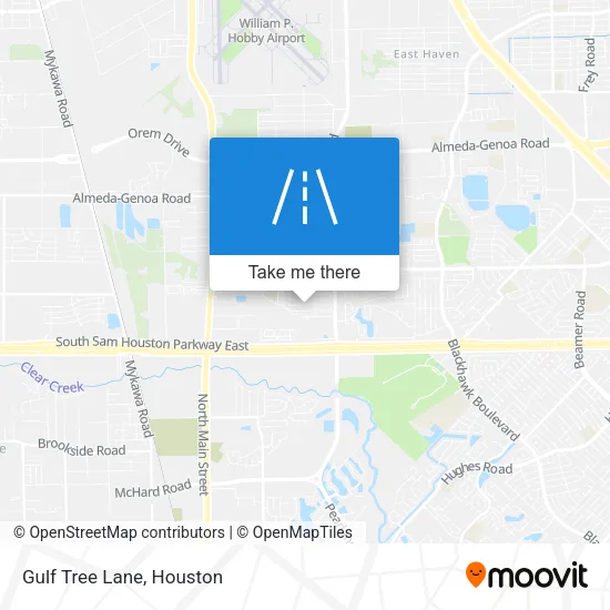 Gulf Tree Lane map