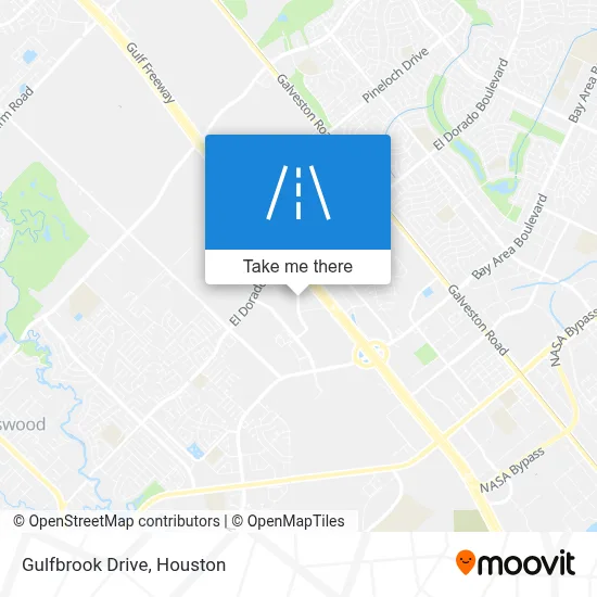 Gulfbrook Drive map