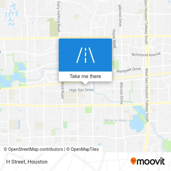 H Street map