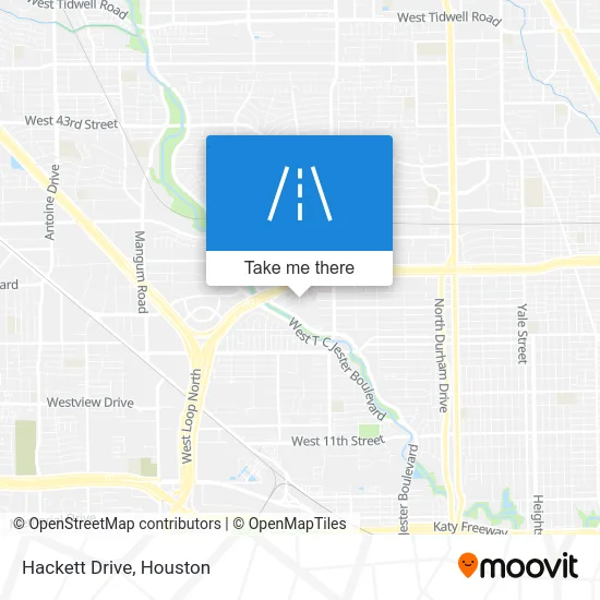 Hackett Drive map