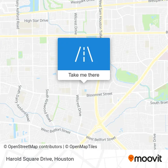 Harold Square Drive map