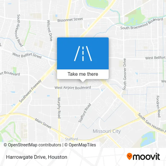 Harrowgate Drive map