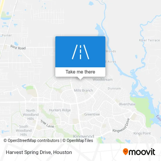 Harvest Spring Drive map