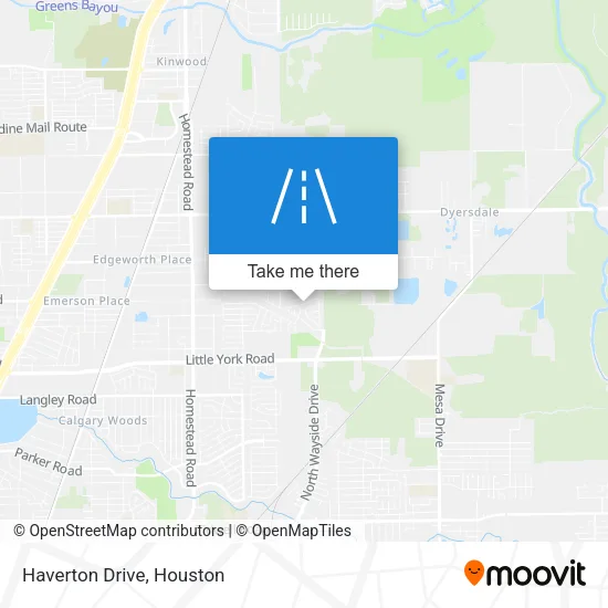 Haverton Drive map