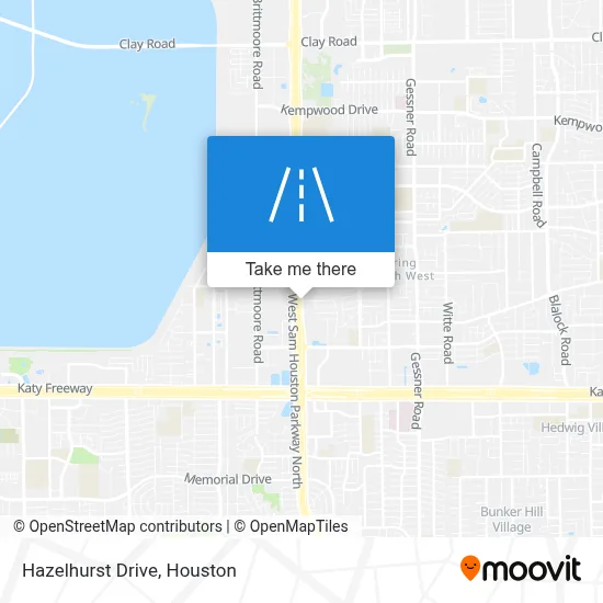 Hazelhurst Drive map
