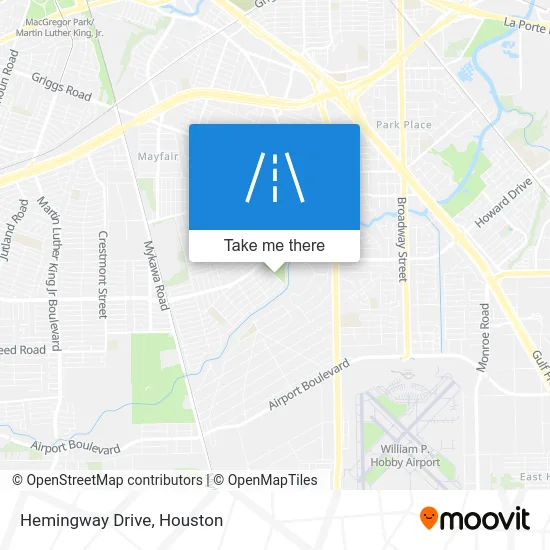 Hemingway Drive map