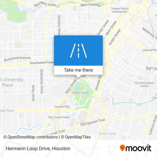Hermann Loop Drive map