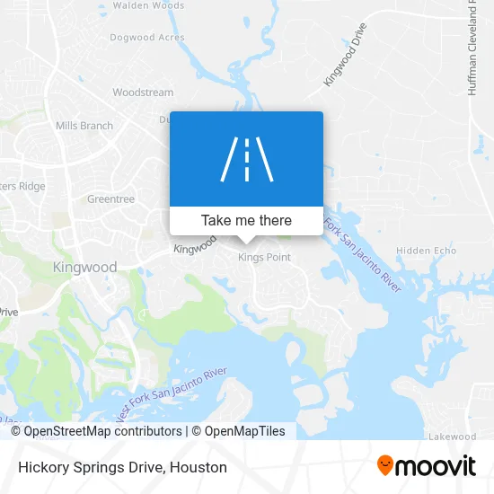 Hickory Springs Drive map