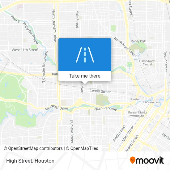 High Street map