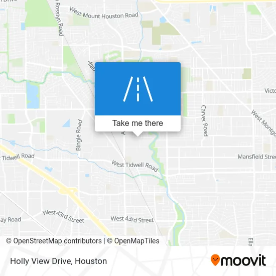 Holly View Drive map