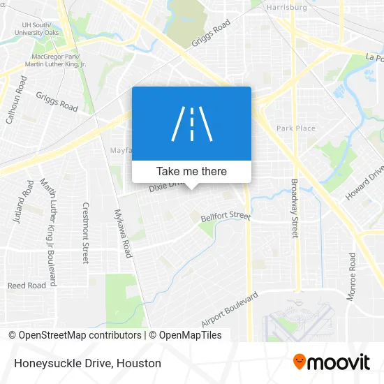 Honeysuckle Drive map