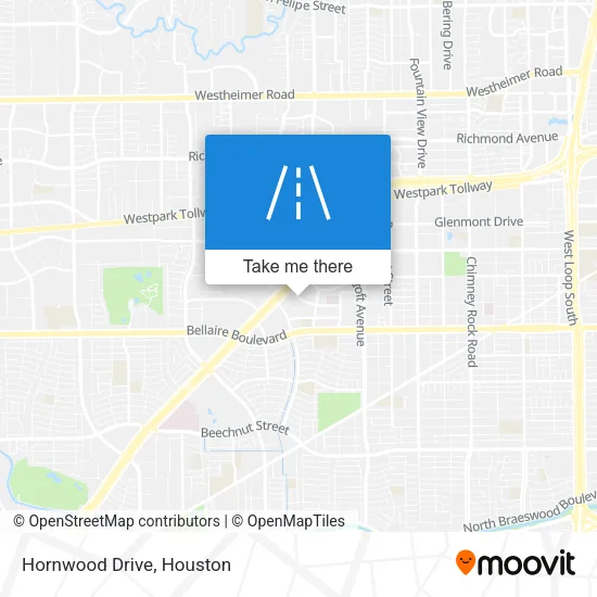 Hornwood Drive map
