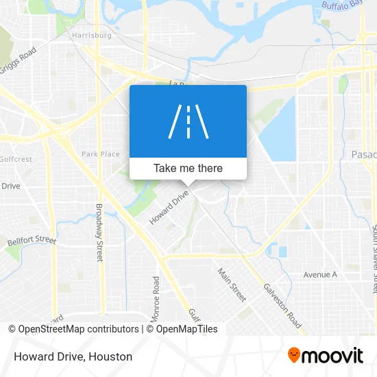 Howard Drive map