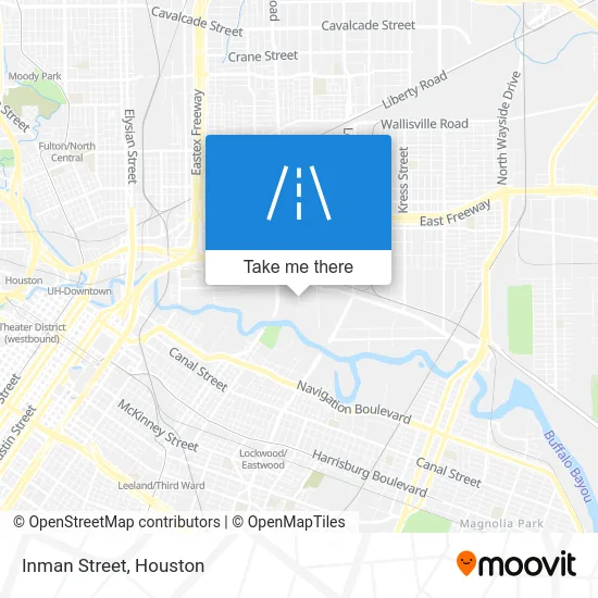 Inman Street map