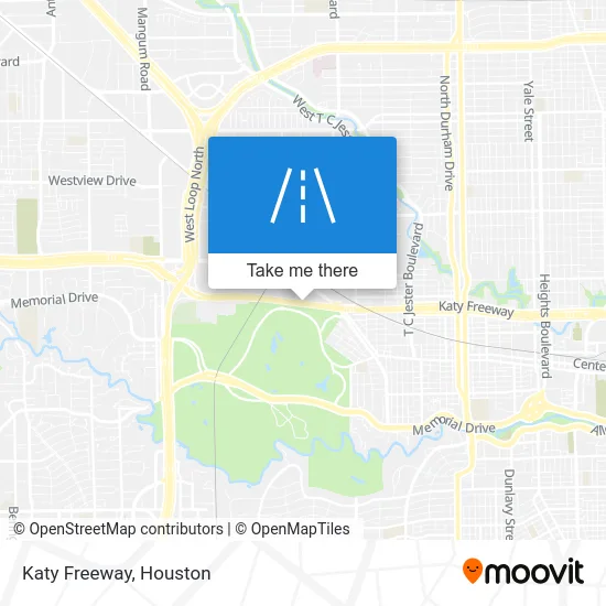Katy Freeway map