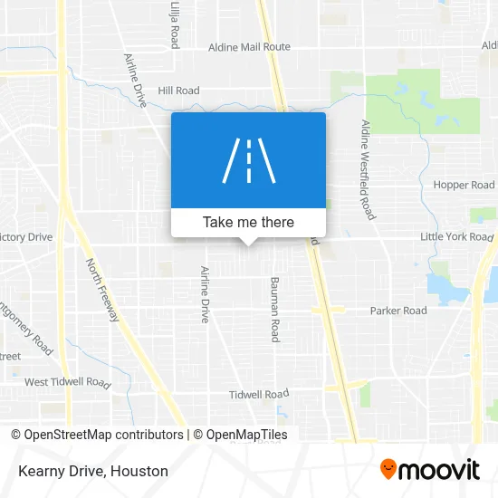 Kearny Drive map