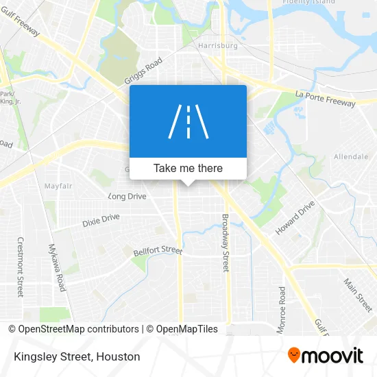 Kingsley Street map