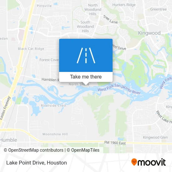 Lake Point Drive map