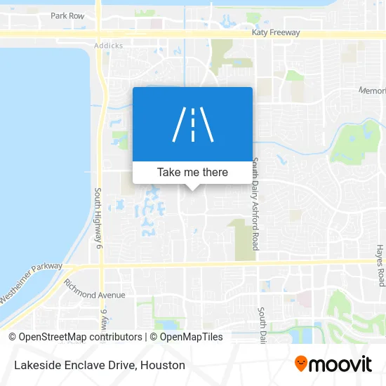 Lakeside Enclave Drive map