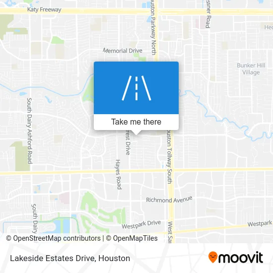 Lakeside Estates Drive map